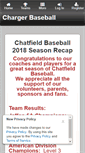Mobile Screenshot of chatfieldbaseball.com